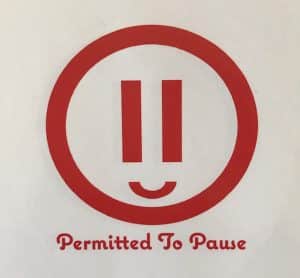 permitted to pause logo